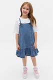 Drop Waist Denim Dress  Vintage Blue  hi-res