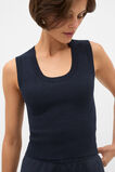 Boucle Knit Tank  Twilight Blue  hi-res