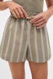 Variegated Stripe Paperbag Short  Caper Stripe  hi-res
