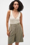 Lace Rib Tank  Coconut Cream  hi-res