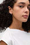 Small Hinge Hoop  Gold  hi-res