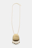 Teardrop Pendant Necklace  Gold  hi-res