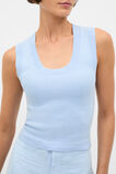 Boucle Knit Tank  Chalk Blue  hi-res