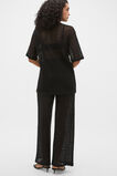 Lace Sheer Boxy Tee  Black  hi-res