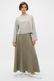 Core Linen Midi Skirt  Caper  hi-res
