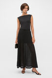 Lace Maxi Skirt  Black  hi-res