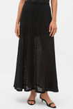 Lace Maxi Skirt  Black  hi-res