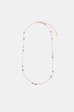 Pearl Bead Necklace  Gold  hi-res