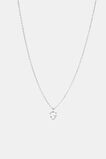 Silver Alphabet Necklace  G  hi-res