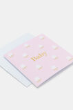 Baby Flowers Card  Multi  hi-res