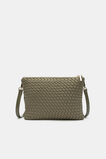 Woven Textured Mutli Pocket Bag  Caper  hi-res