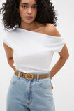 Charlotte Leather Belt  Tan Gold  hi-res