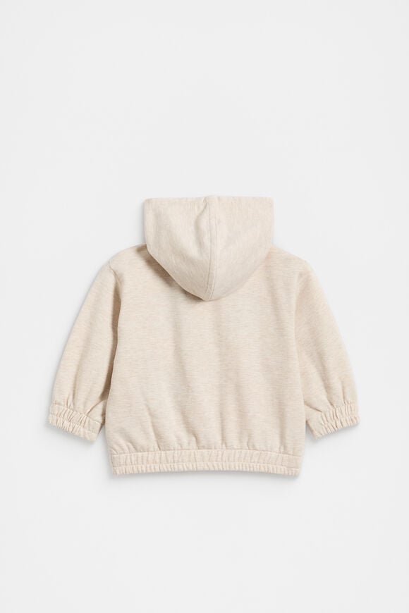 Zip Hoodie  Oat Marle  hi-res