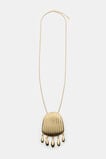 Teardrop Pendant Necklace  Gold  hi-res