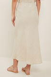 Core Linen Slip Skirt  Sandstone Cross Dye  hi-res