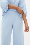 Core Linen Easy Wide Leg Pant  Chalk Blue Crossdye  hi-res