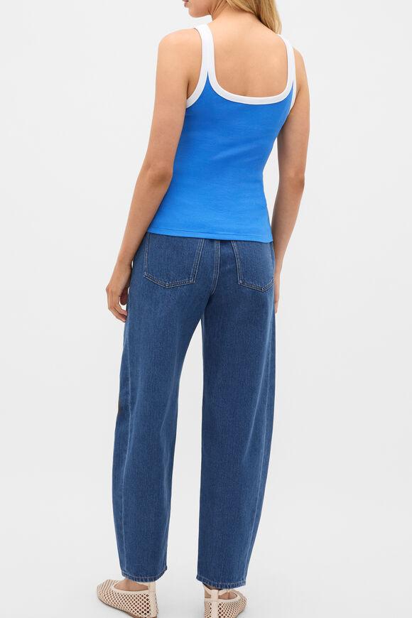 Core Heritage Rib Tank  Blue Haven  hi-res