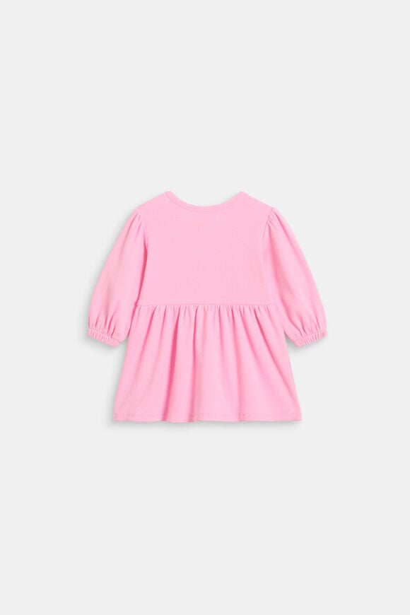 Logo Rib Dress  Candy Pink  hi-res