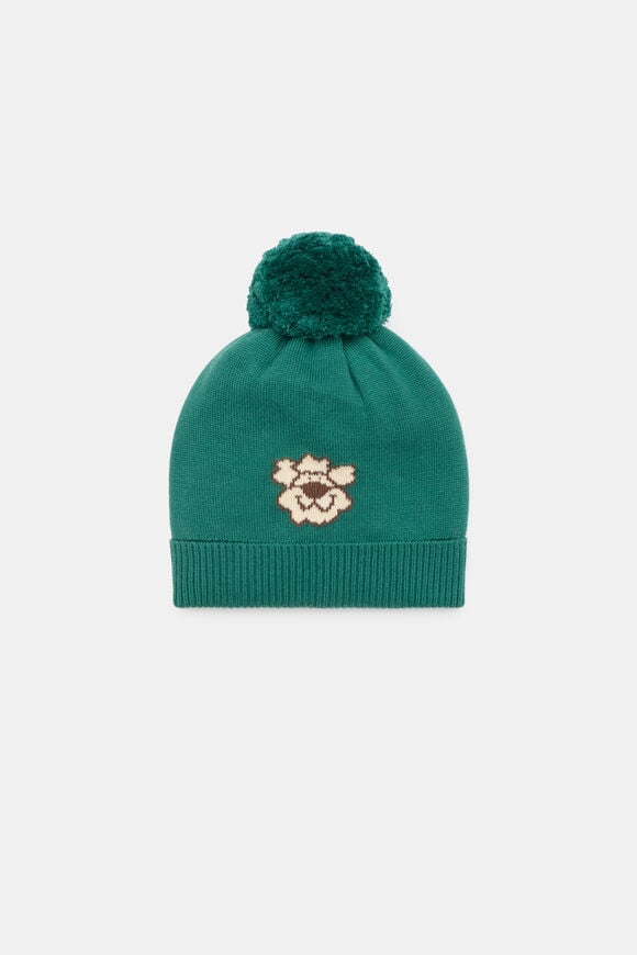 Mini Pups Beanie  Jungle Green  hi-res