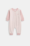 Logo Stripe Jumpsuit  Blush Pink  hi-res