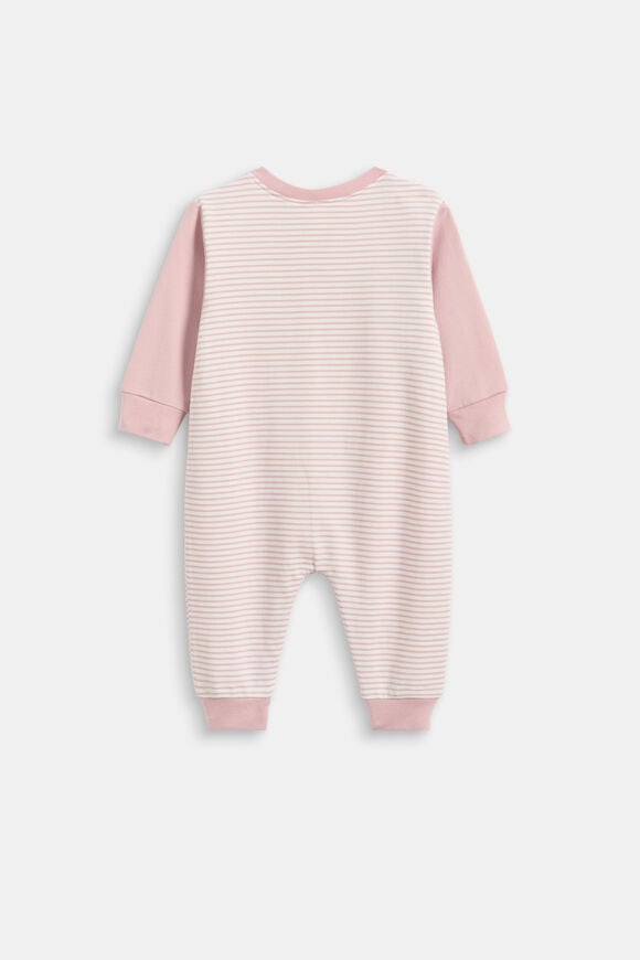 Logo Stripe Jumpsuit  Blush Pink  hi-res