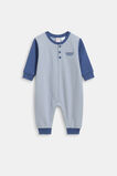 Logo Stripe Jumpsuit  Navy  hi-res