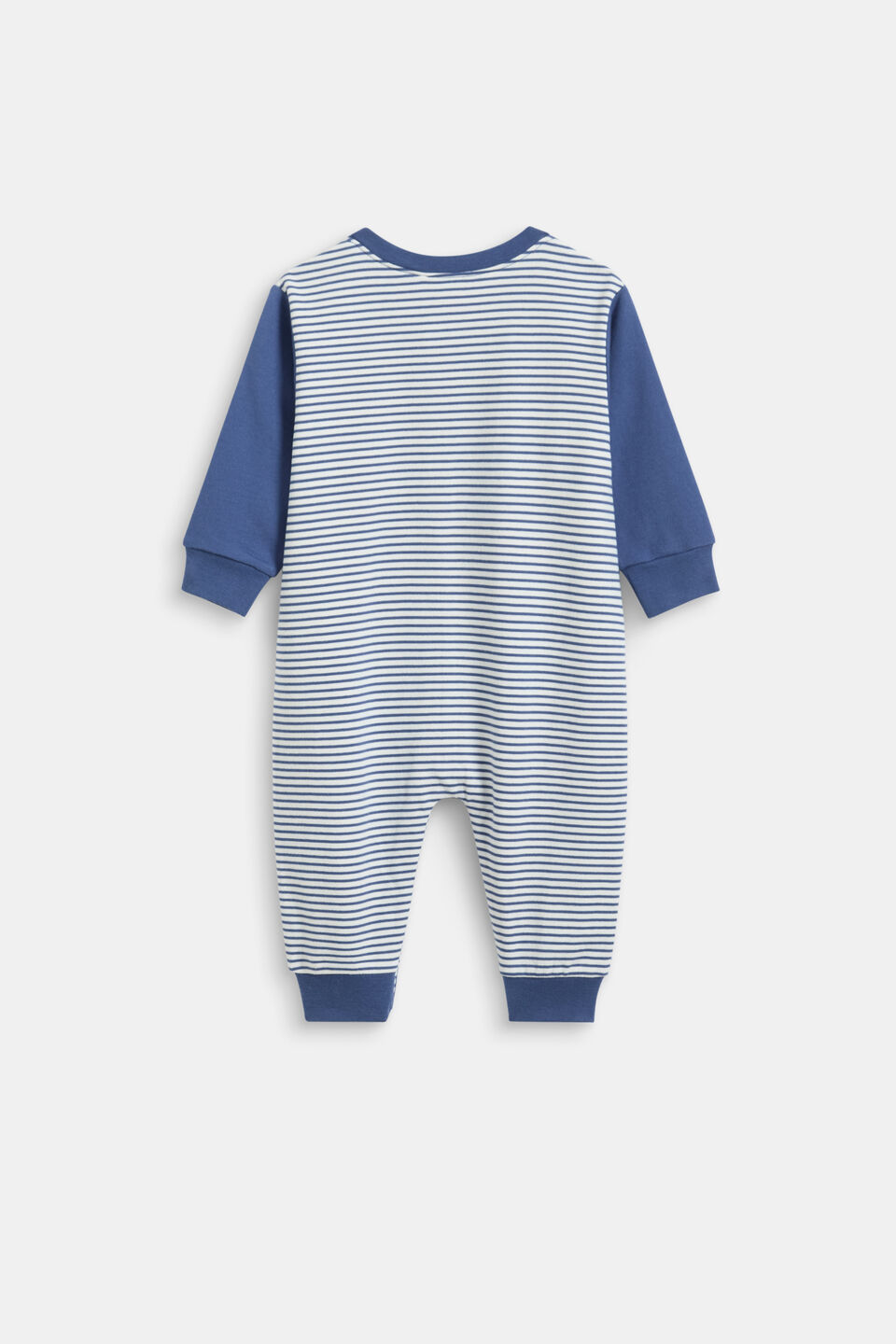 Logo Stripe Jumpsuit  Navy