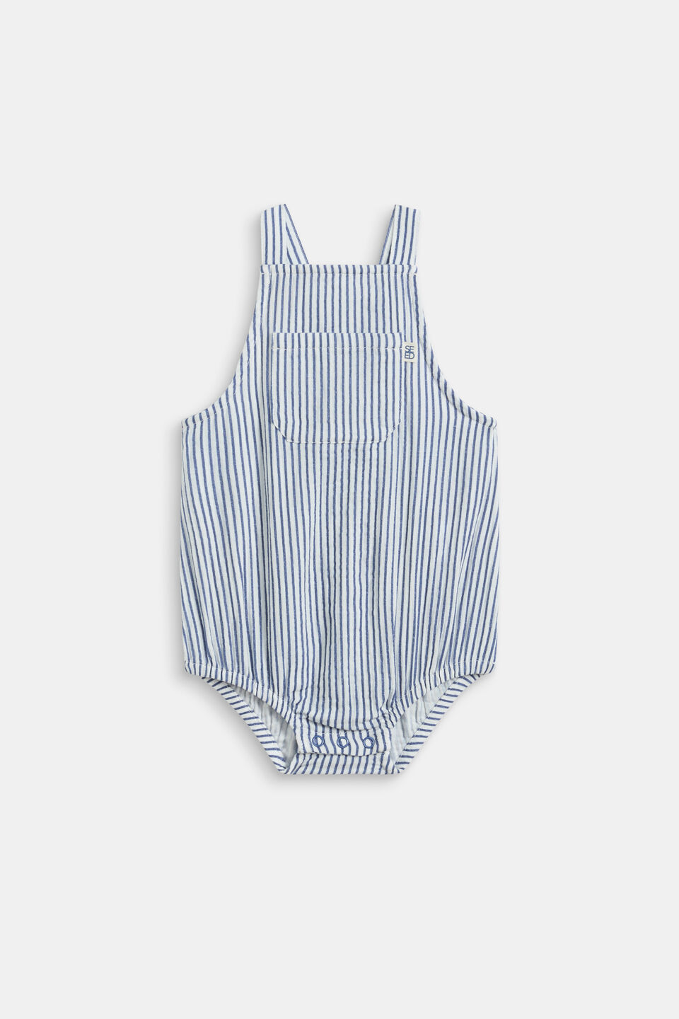 Stripe Romper  Navy