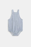 Stripe Romper  Navy  hi-res