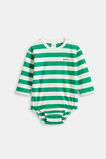 Stripe Rib Bodysuit  Multi  hi-res