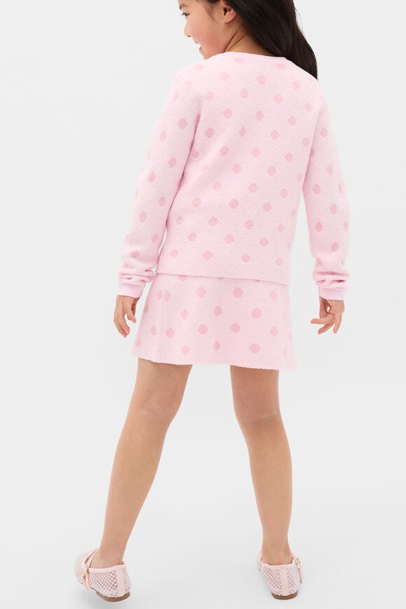 Spot Knit Cardigan  Pink Lemonade  hi-res
