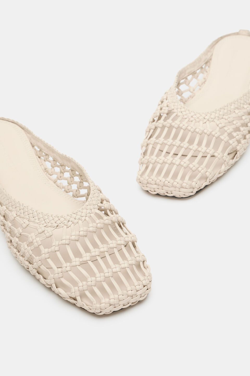 Bella Woven Mule  Stone