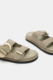 Sienna Buckle Slide  Caper Suede  hi-res