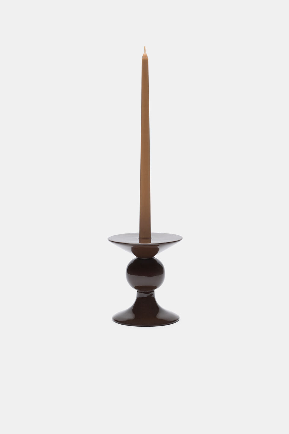 Tall Taper Candle Set of 2  Biscoff