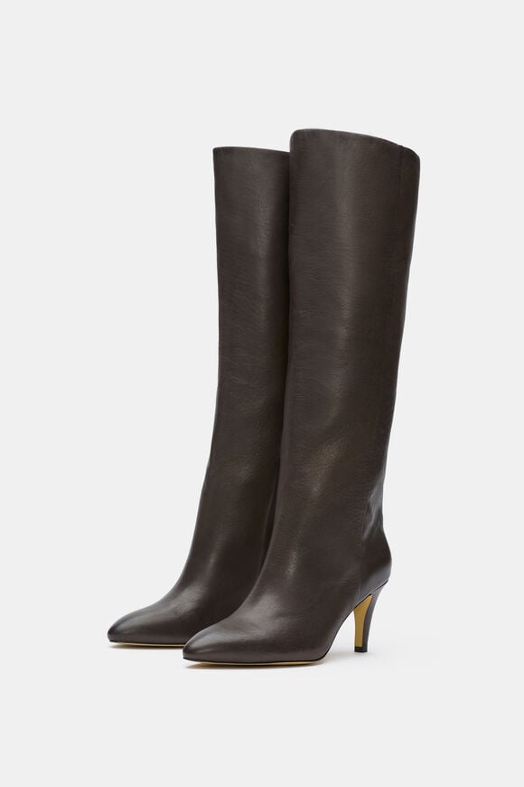 Beau Knee High Boot  Chocolate  hi-res
