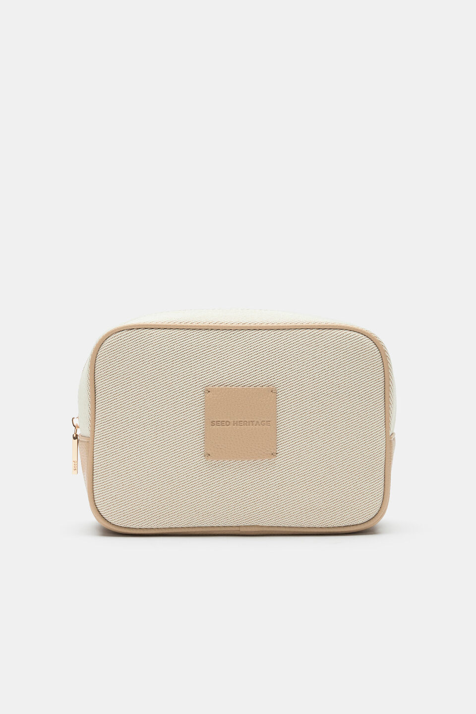 Small Cosmetic Bag  Sandstone