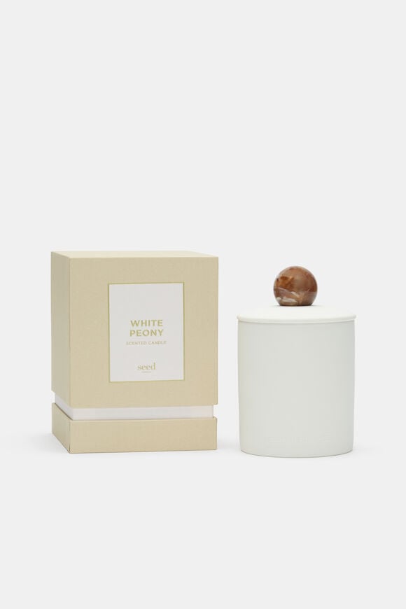 Scented Candle 320g  White Peony  hi-res