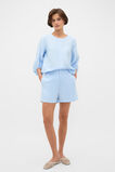 Core Linen High Rise Short  Chalk Blue Crossdye  hi-res