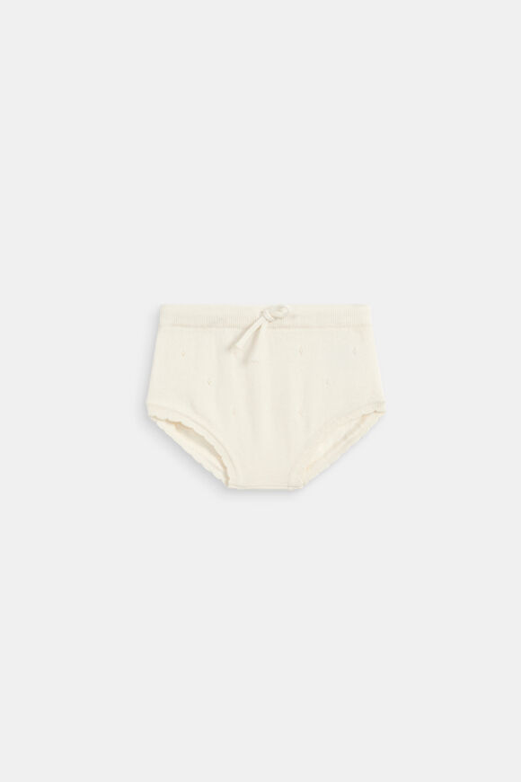 Pointelle Knit Bloomer  Classic Cream  hi-res