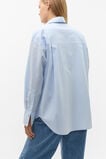 Poplin Pocket Front Shirt  Ice Blue Stripe  hi-res