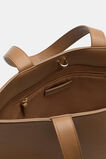 Logo Detail Tote  Tan  hi-res