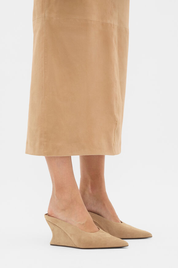 Riley Wedge Mule  Sandstone Suede  hi-res