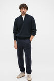 1/4 Zip Knit  Midnight Blue  hi-res