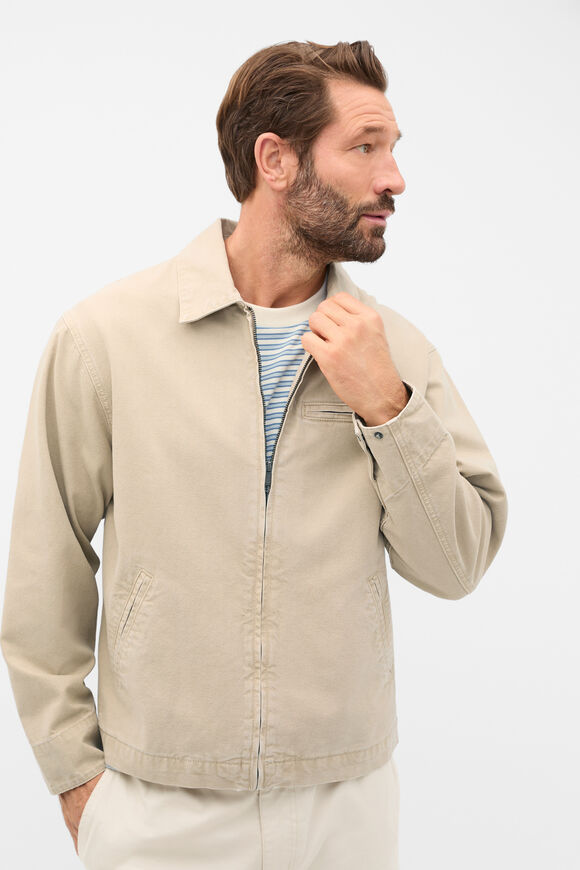 Zip Through Jacket  Clay  hi-res