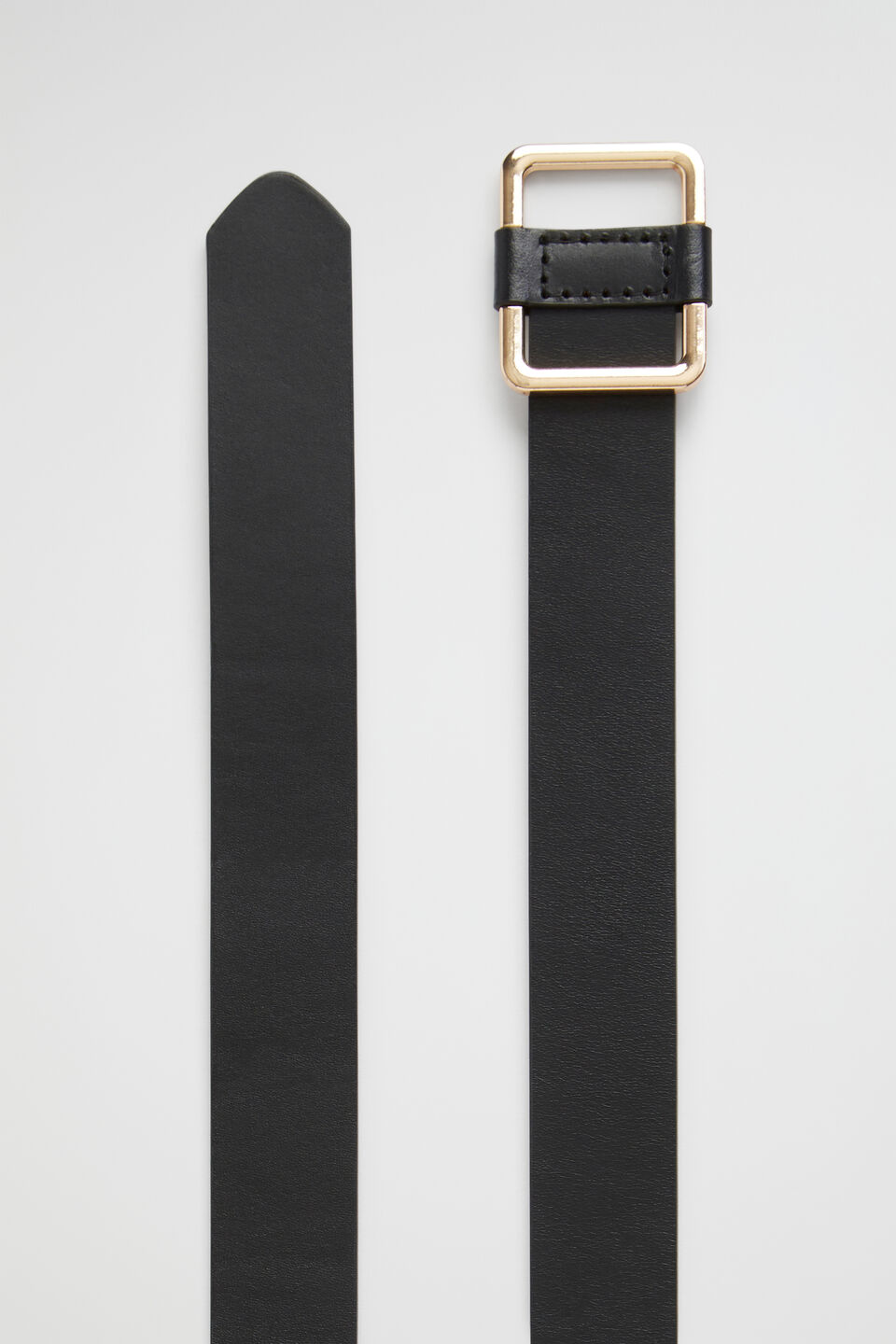 Naomi Leather Hip Belt  Black