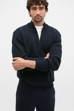 1/4 Zip Knit  Midnight Blue  hi-res