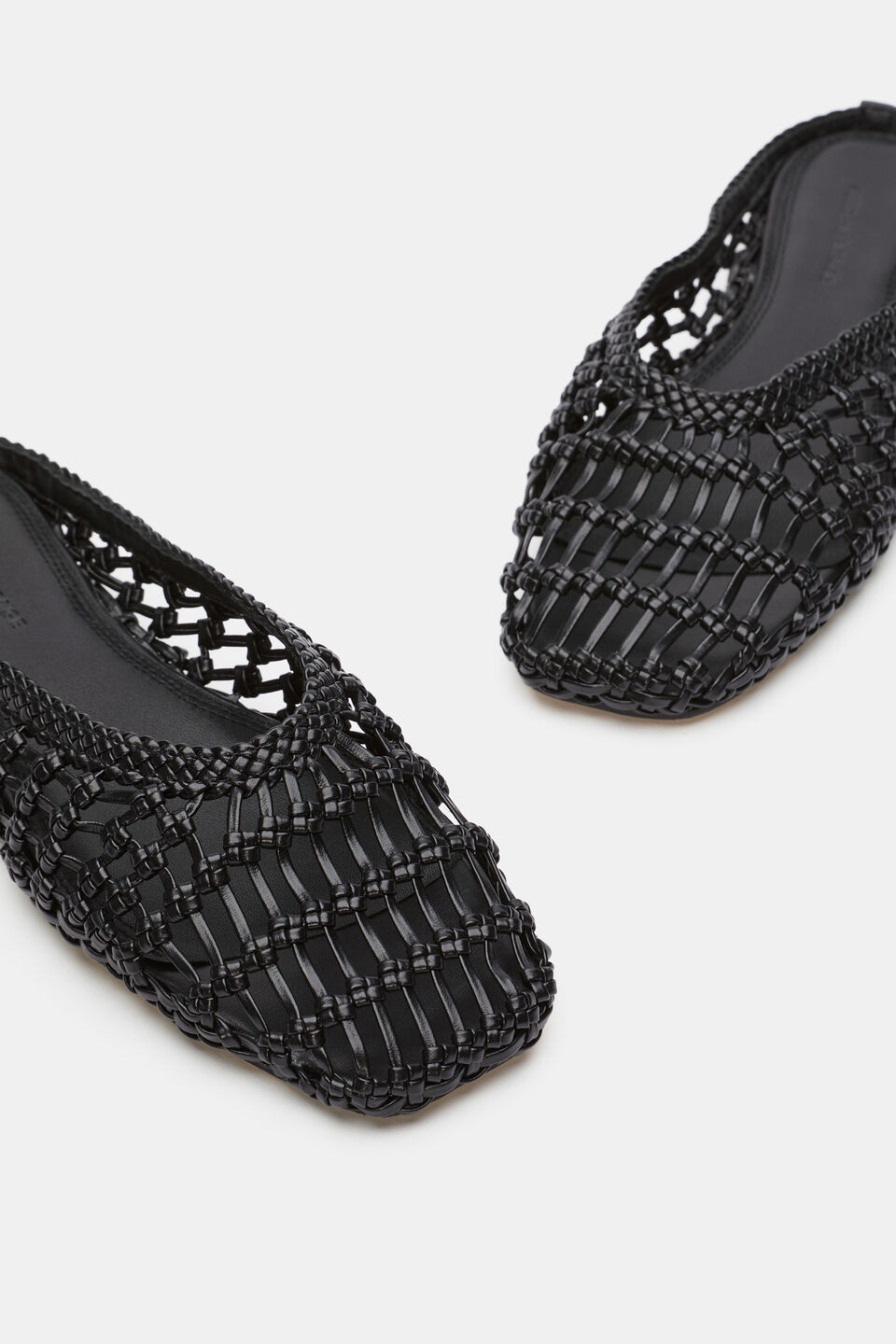 Bella Woven Mule  Black