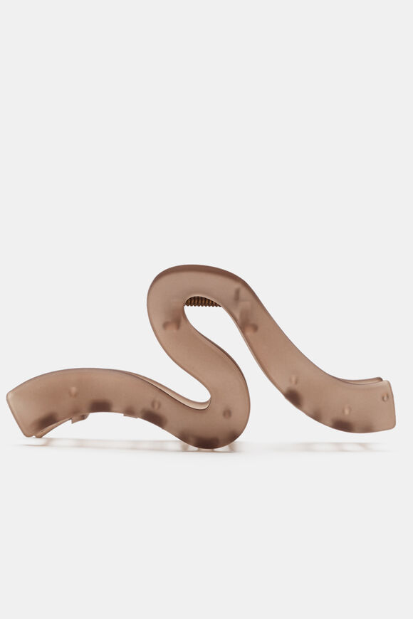 Wave Hair Claw  Chestnut  hi-res