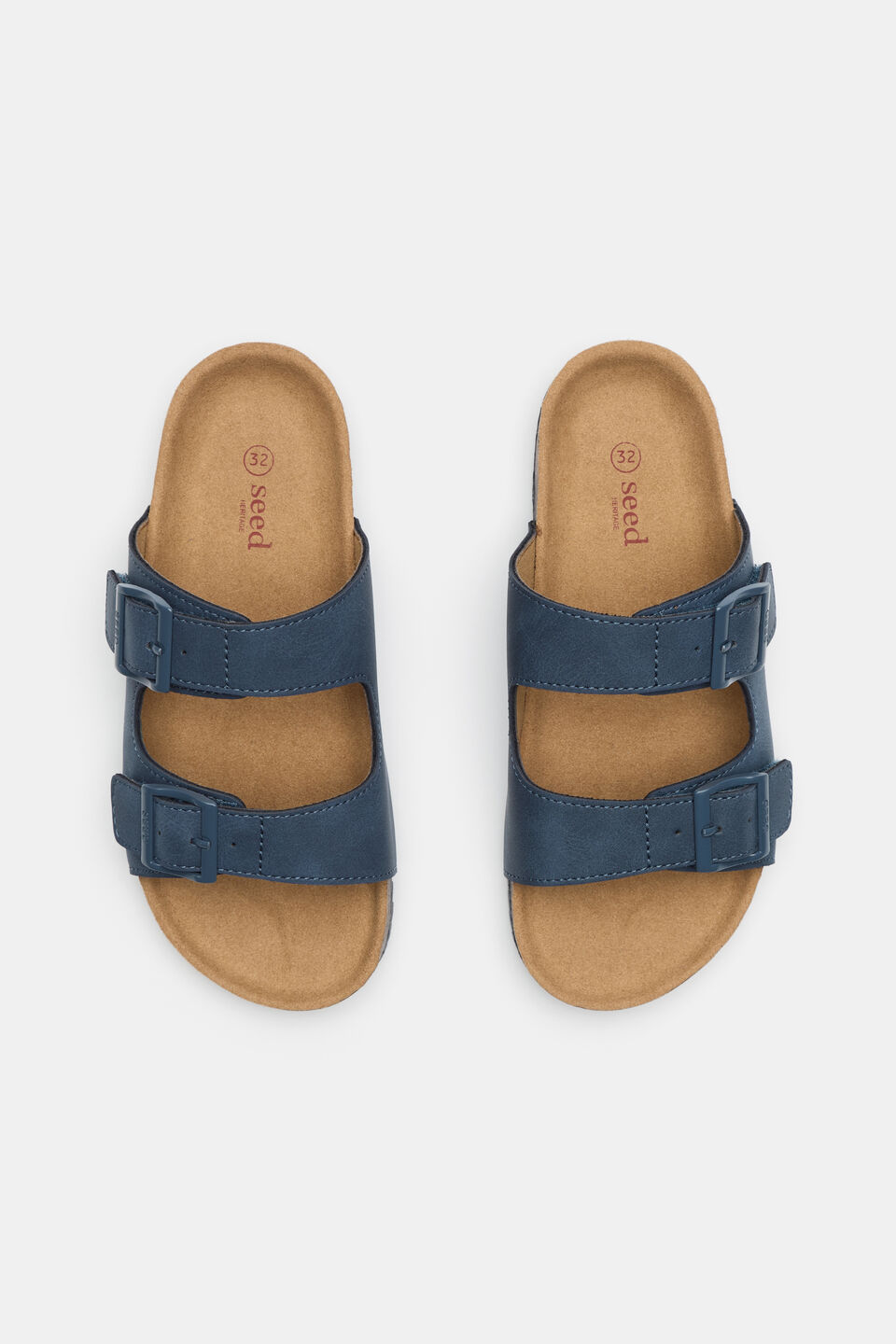Classic Buckle Sandal  Washed Navy