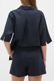 Core Linen High Rise Short  Twilight Blue  hi-res